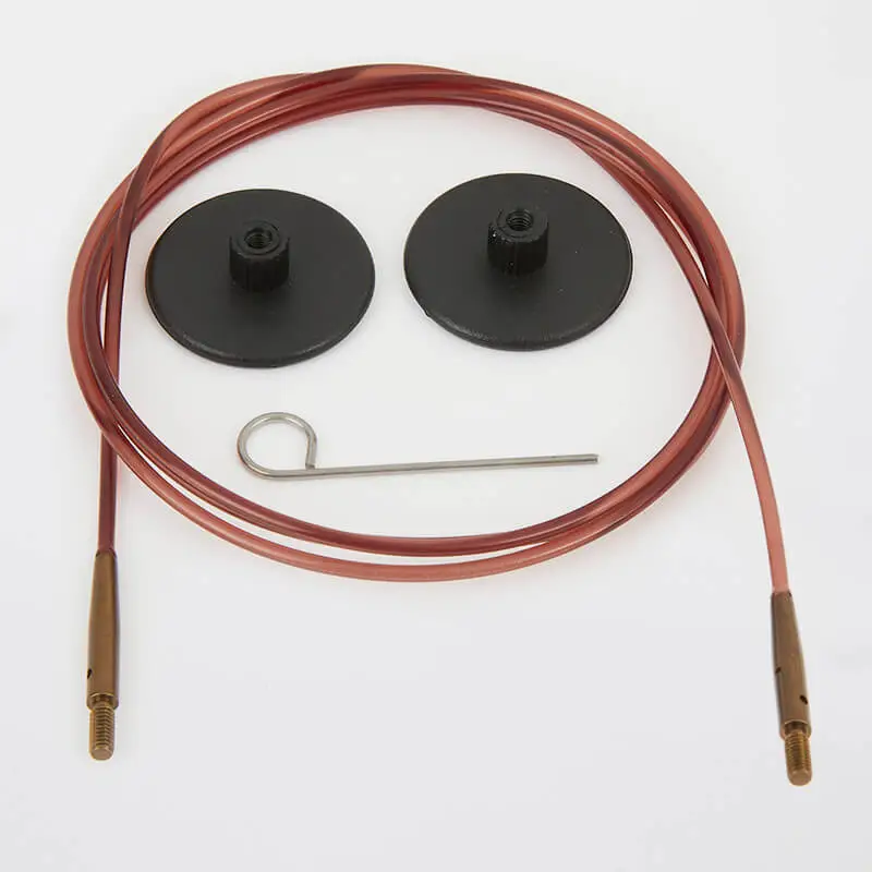 KnitPro Wire Brown (40-150 cm)
