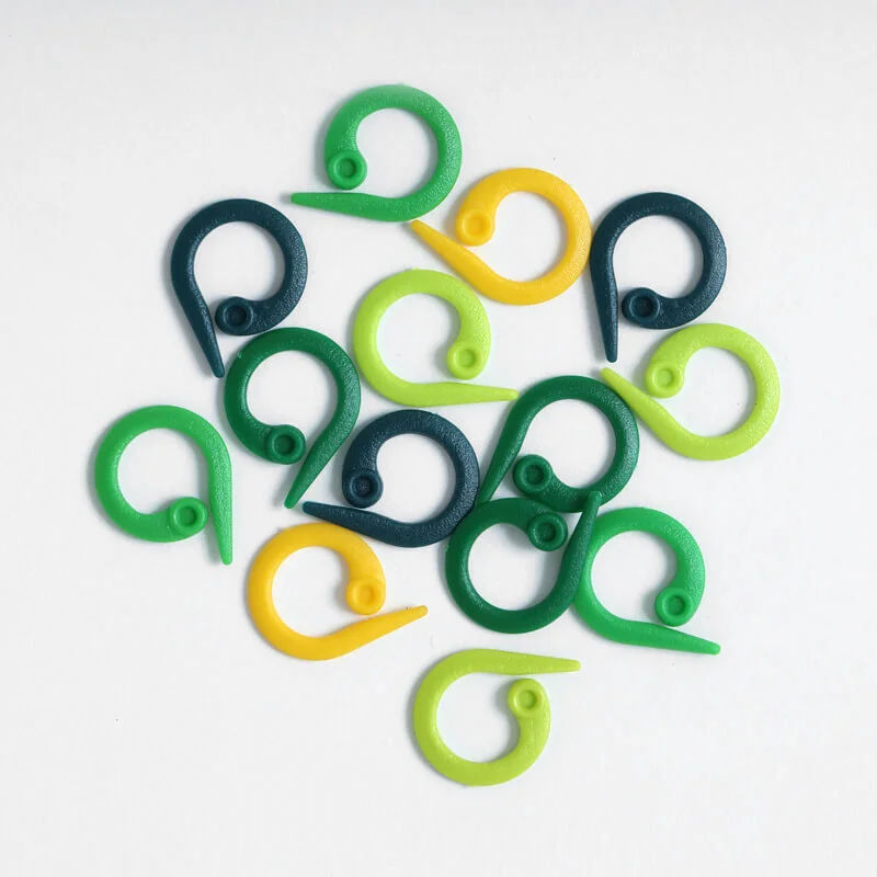 KnitPro Mio Stitch markers, open rings (30 pcs)