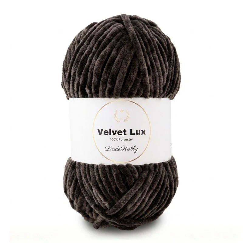 LindeHobby Velvet Lux 47 Charcoal grey