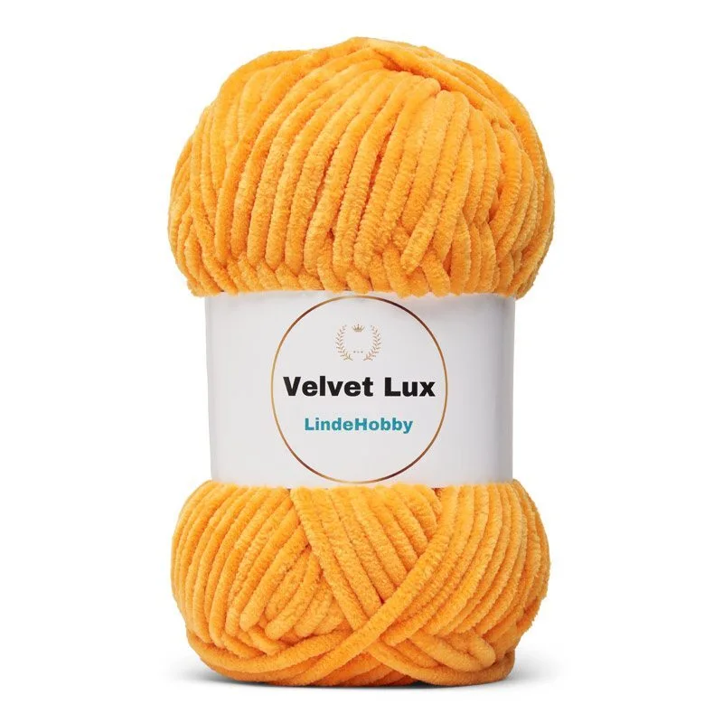 LindeHobby Velvet Lux 35 Mustard Yellow