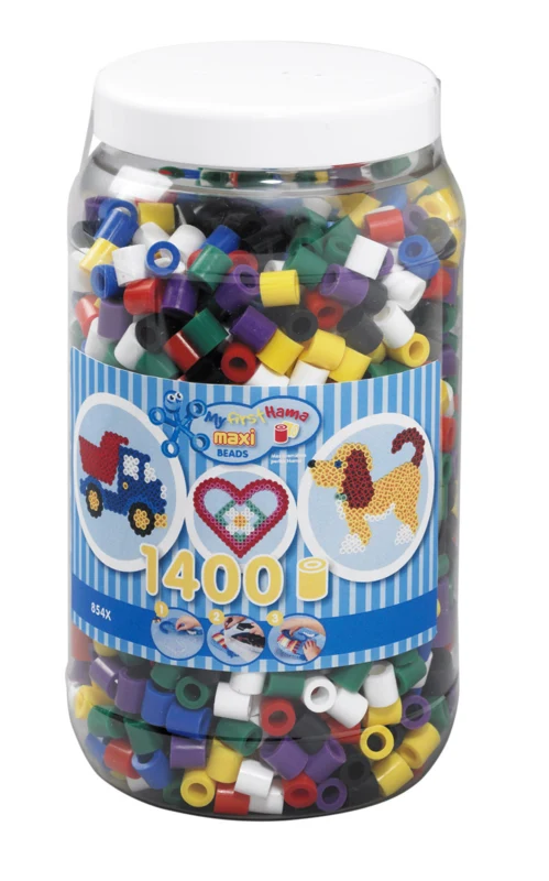 Hama Maxi Beads 1400 pcs. - Mix 00 8540