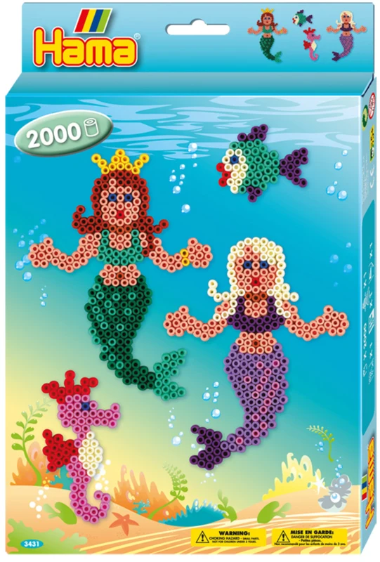 Hama Pearl Set Mermaids