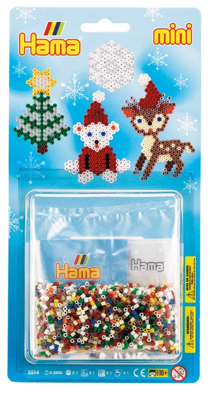 Hama Mini Blister Pack Christmas, Small
