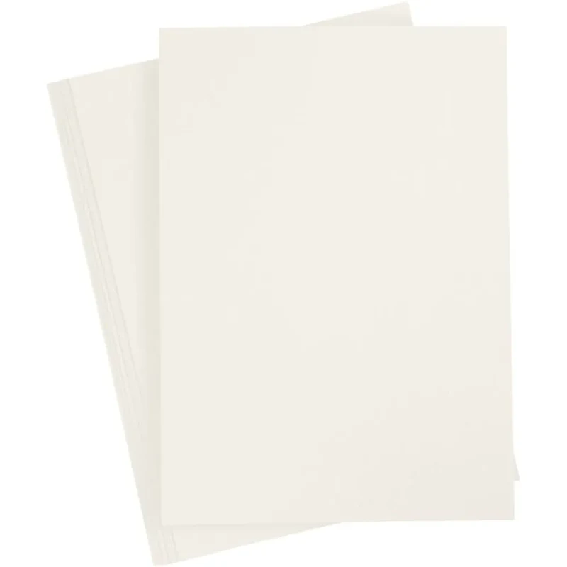 Papir, 20 stk, A4 - Off white
