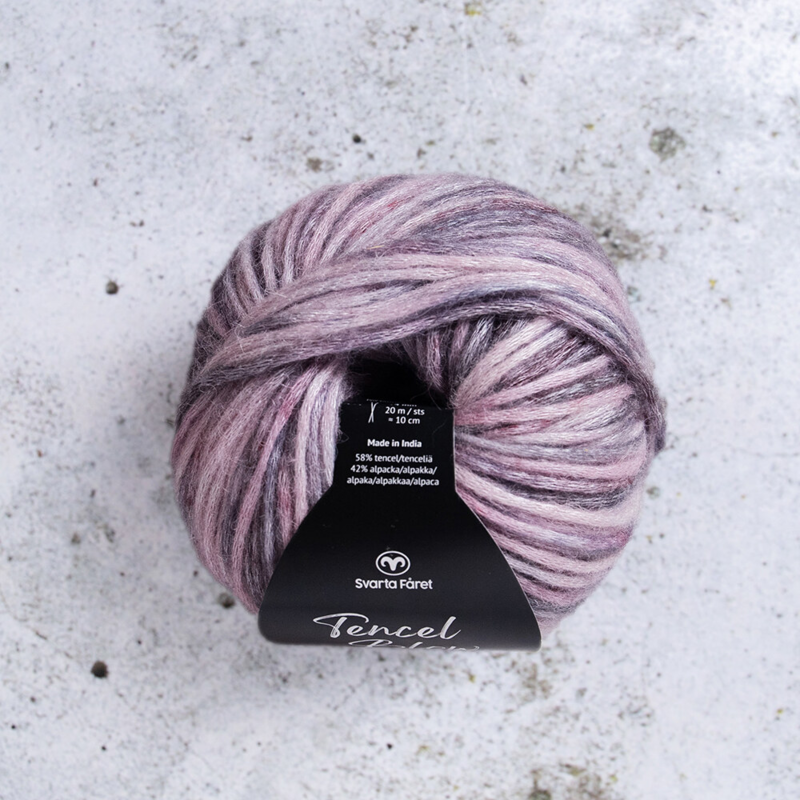 Svarta Fåret Tencel Blow 95 Frozen plum frapino