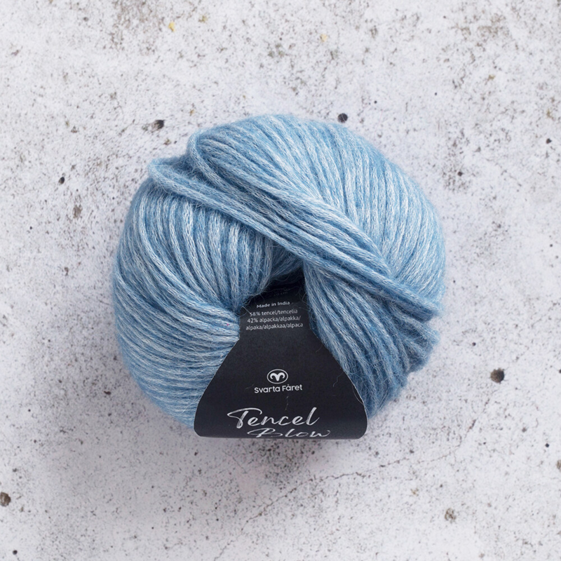 Svarta Fåret Tencel Blow 73 Porcelain blue