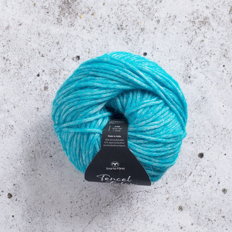 Svarta Fåret Tencel Blow 67 Aqua blue