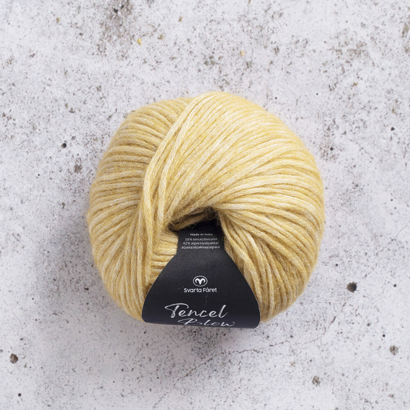 Svarta Fåret Tencel Blow 31 Nacho yellow