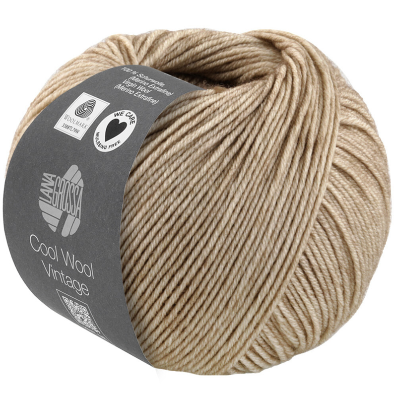 Lana Grossa Cool Wool Vintage 82 Sand Beige