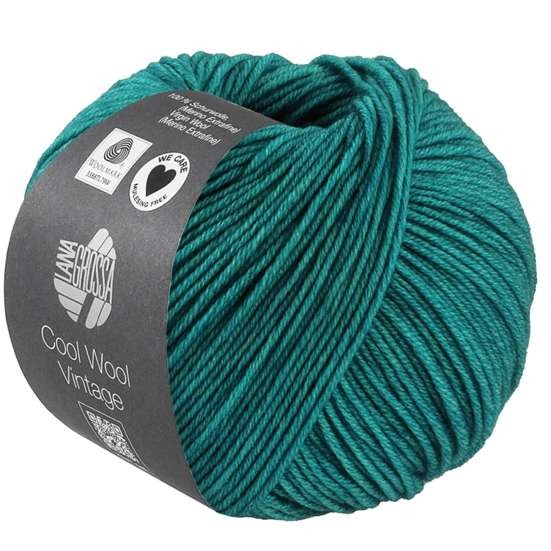 Lana Grossa Cool Wool Vintage 94 Petrol green