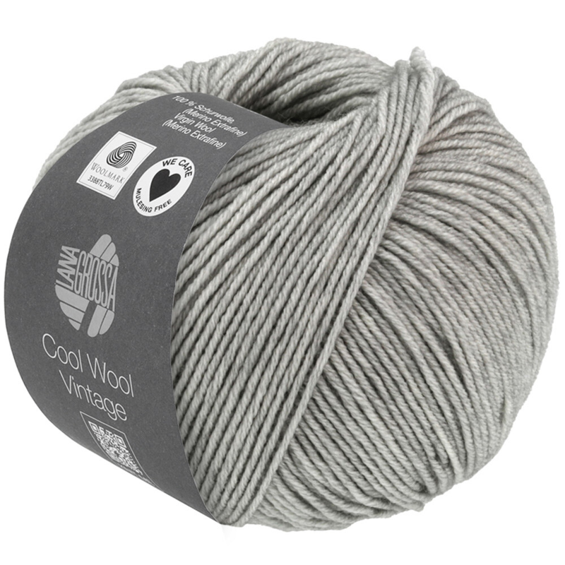 Lana Grossa Cool Wool Vintage 69 Light gray