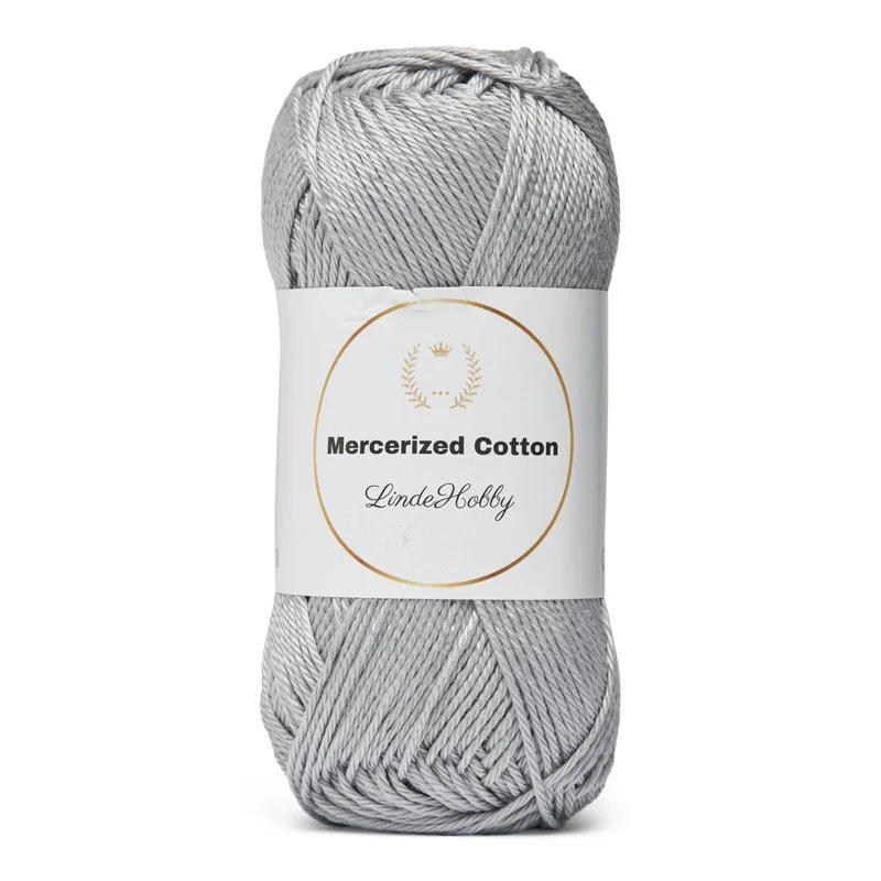 LindeHobby Mercerized Cotton 3 Gray