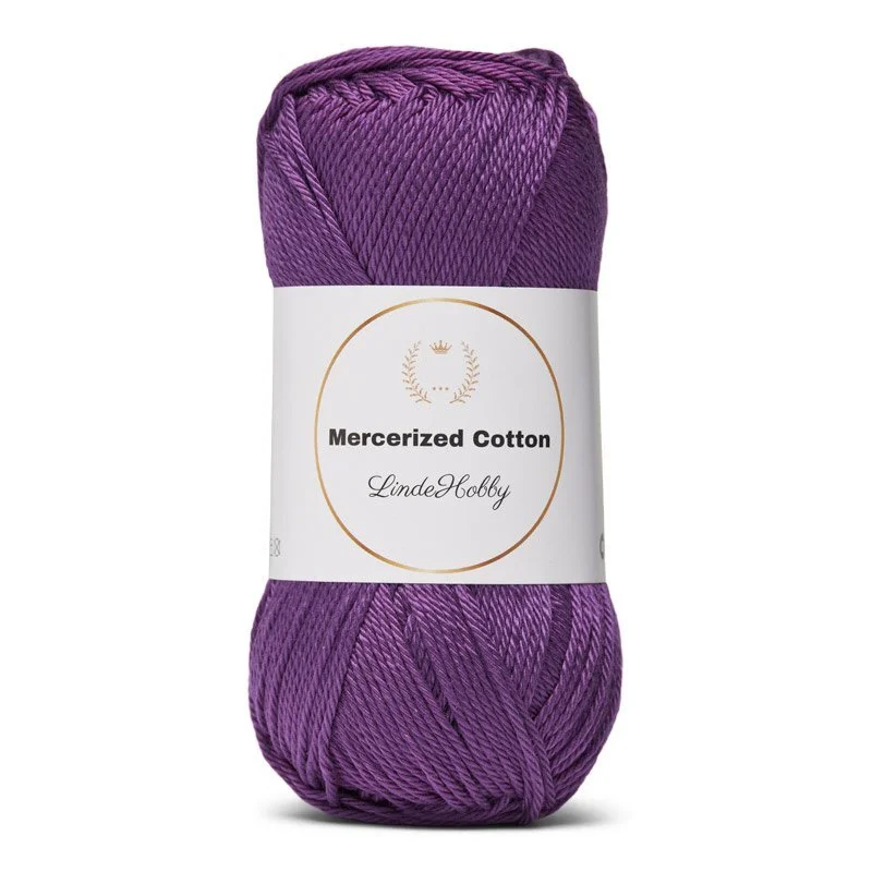 LindeHobby Mercerized Cotton 13 Purple