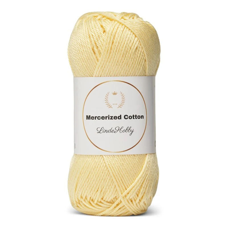 LindeHobby Mercerized Cotton 21 Pale Yellow