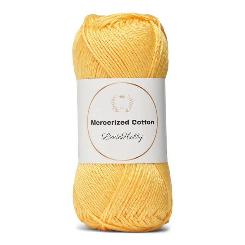 LindeHobby Mercerized Cotton 22 Yellow