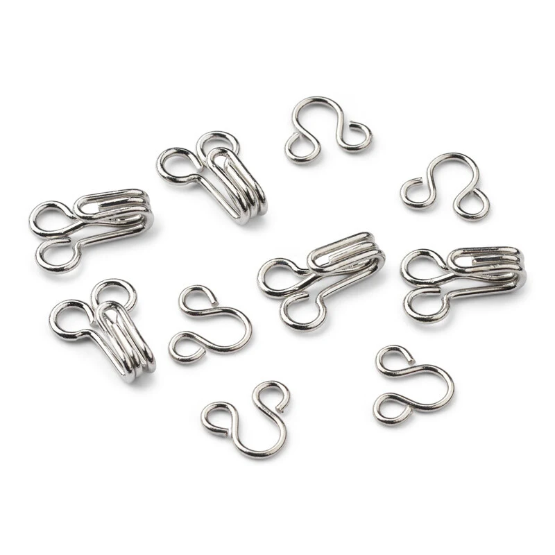 LindeHobby Hooks, Silver, 5 sets