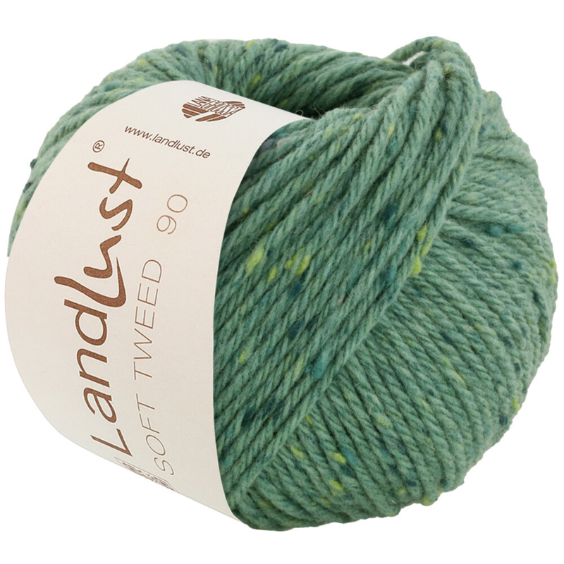 Lana Grossa Landlust Soft Tweed 90 27 Jade Heathered