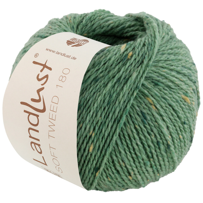 Lana Grossa Landlust Soft Tweed 180 127 Jade heathered