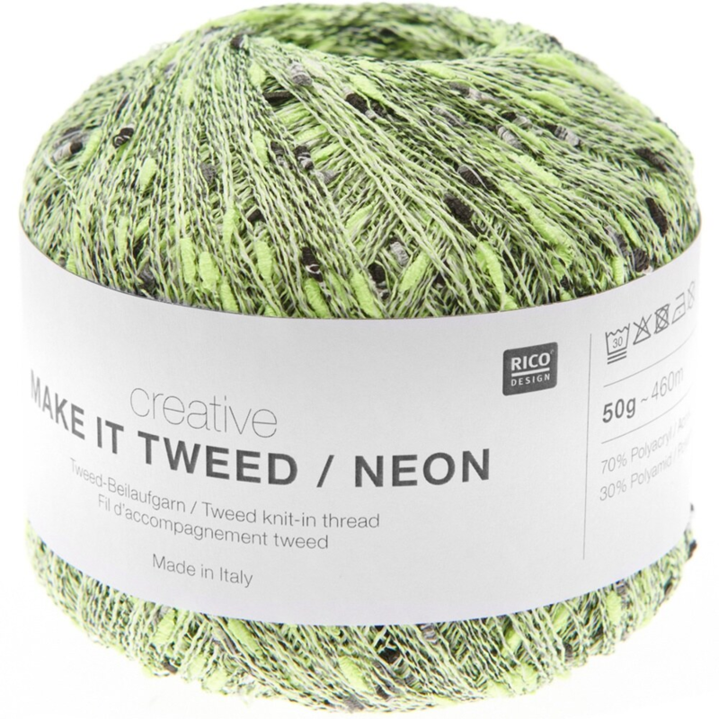 Rico Design Creative Make it tweed/Neon 001 Yellow