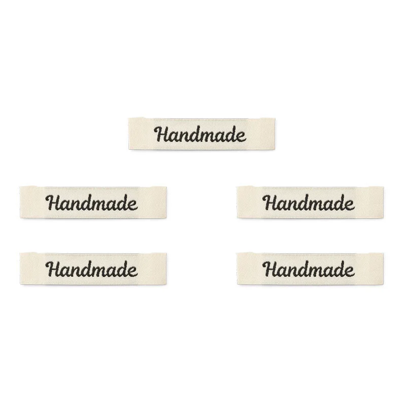 Handmade, Lang Natur, sort, Magnolia Script