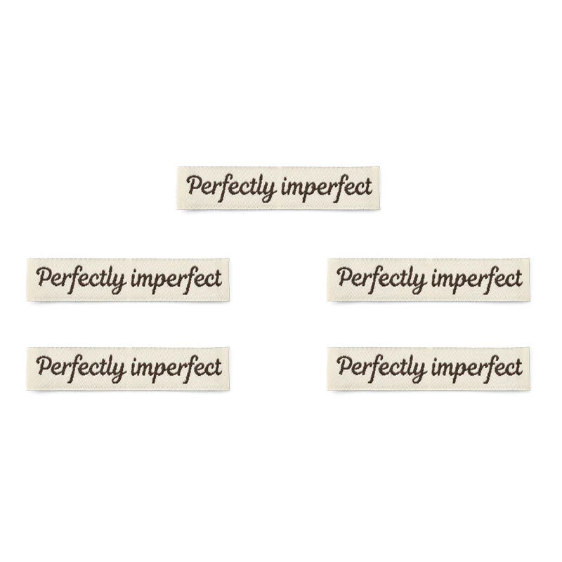 LindeHobby Perfectly Imperfect, Label (7 cm x 1 cm)