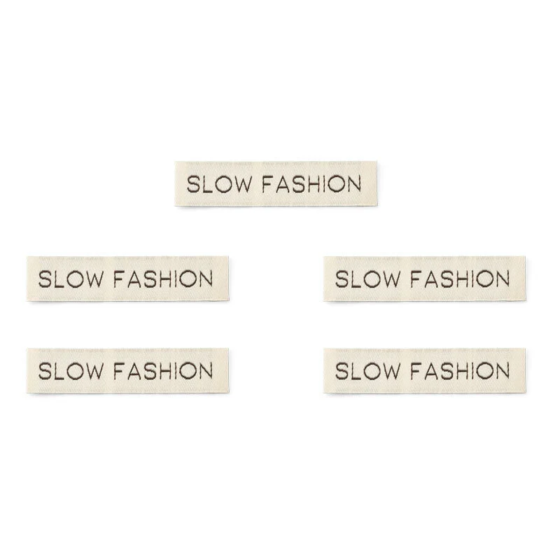 LindeHobby Slow Fashion Label (7 cm x 1 cm)