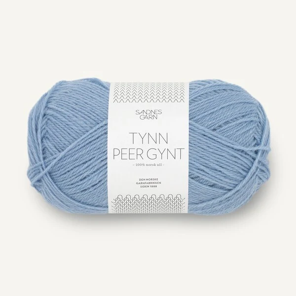 Sandnes Tynn Peer Gynt 6032 Blue Hydrangea