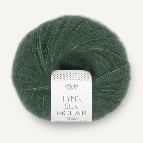 Sandnes Tynn Silk Mohair 8581 Deep Forest Green