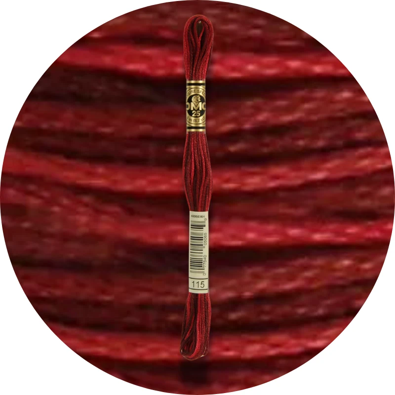 DMC Mouliné Spécial 25 Embroidery Thread, Colour Changing 0115