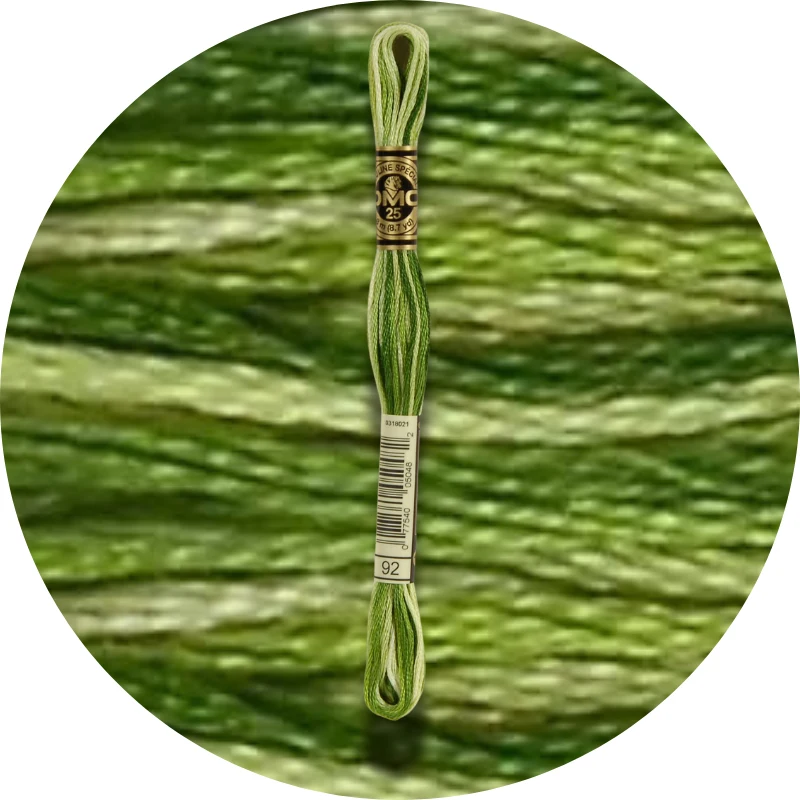 DMC Mouliné Spécial 25 Embroidery Thread, Colour Changing 0092
