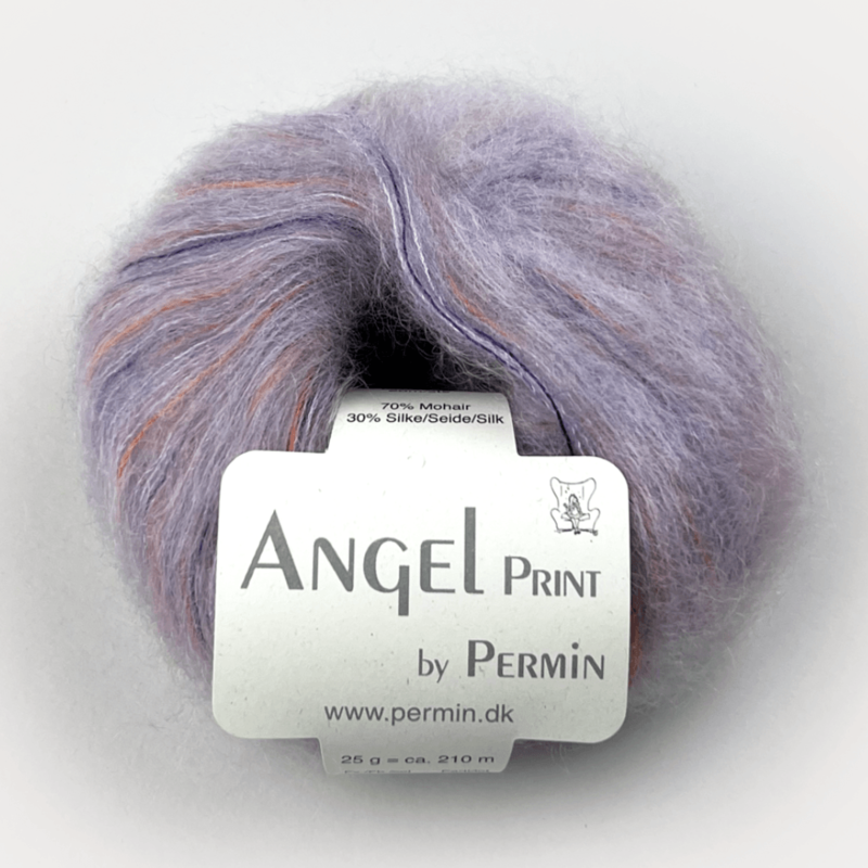 Permin Angel print 67 Lavender