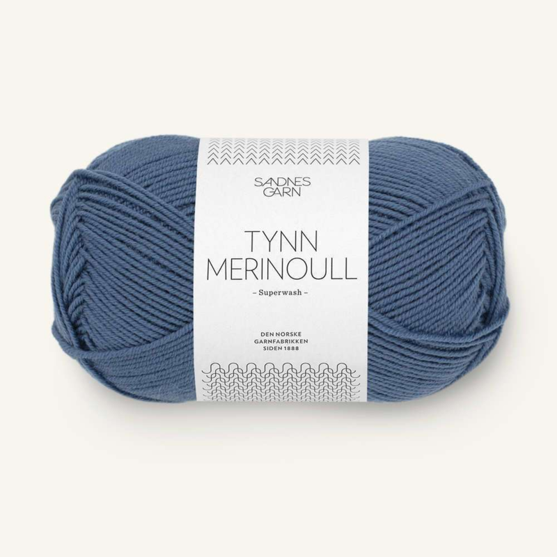 Sandnes Tynn Merinoull 6052 Jeans Blue