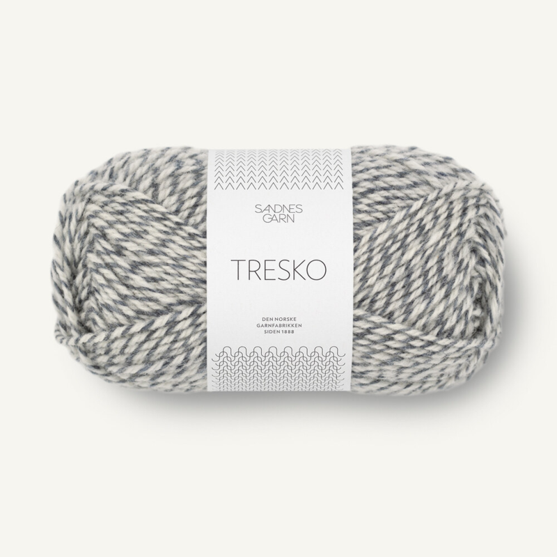 Sandnes Tresko 1022 Grey/White