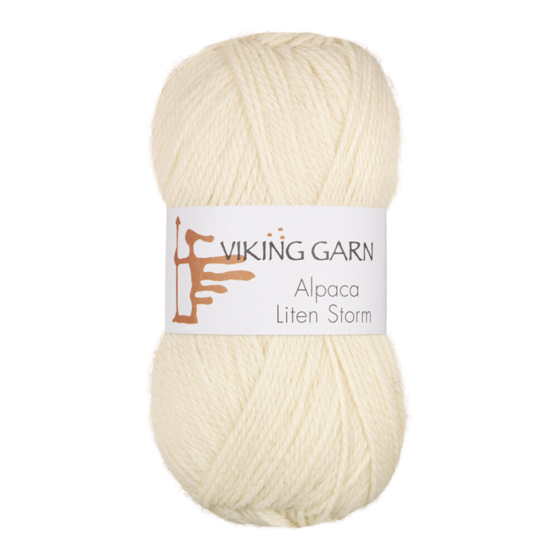 Viking Alpaca Liten Storm 702 Natural white