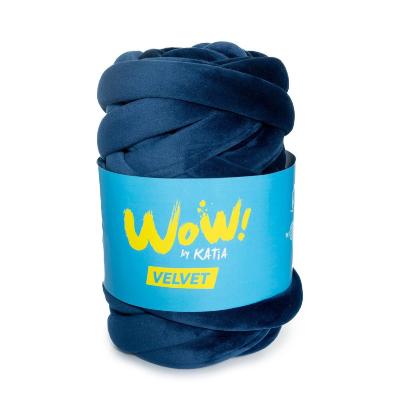 Katia Wow Velvet 505 Dark Blue