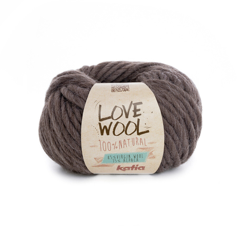 Katia Love Wool 103 Dark brown