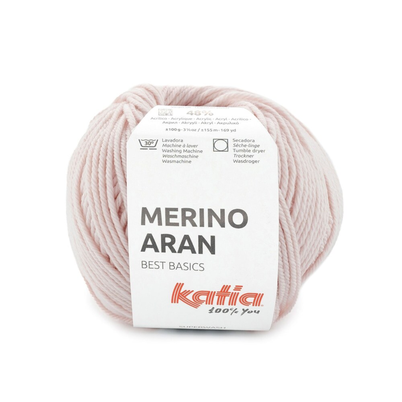 Katia Merino Aran 112 Very Light Rose