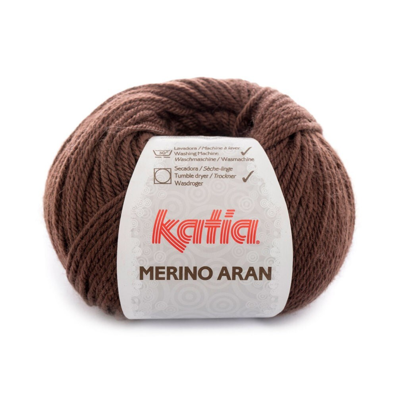 Katia Merino Aran 046 Dark Brown