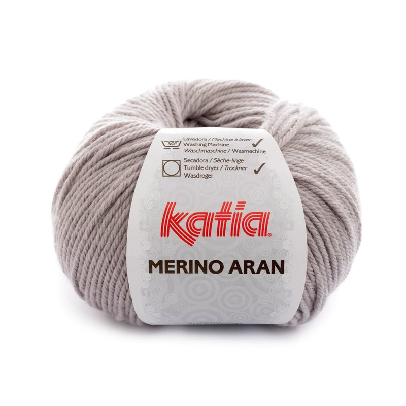 Katia Merino Aran 012 Light Gray