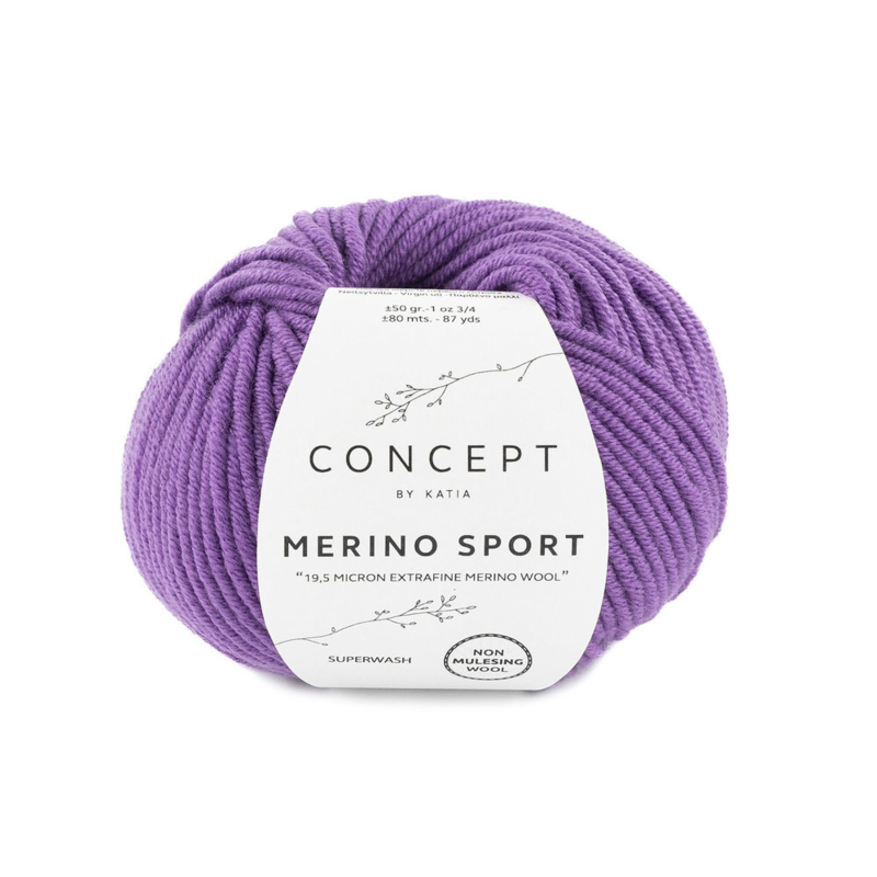 Katia Concept Merino Sport 066 Purple