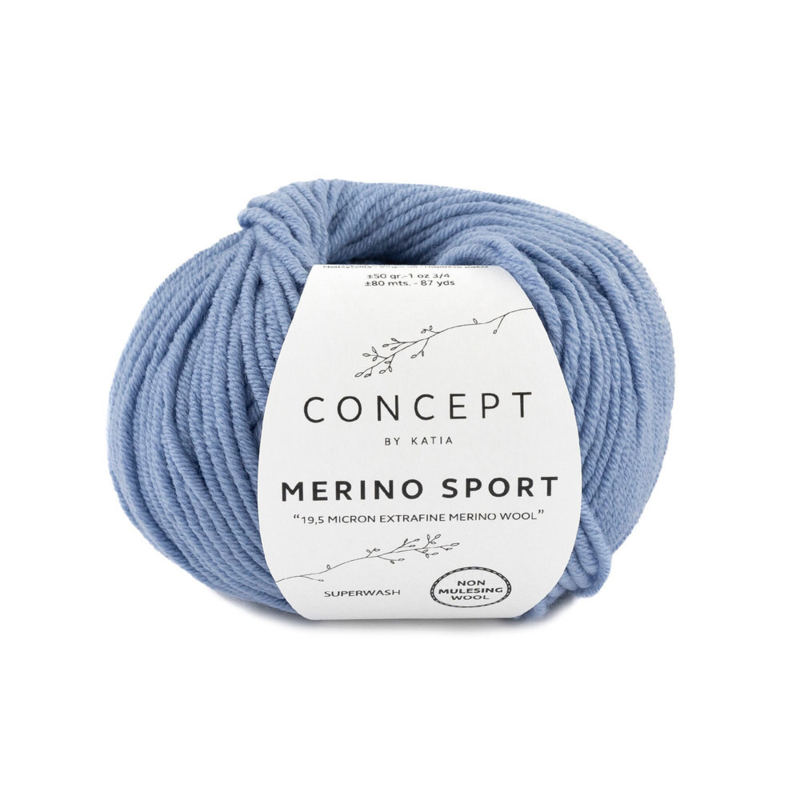 Katia Concept Merino Sport 048 Blue