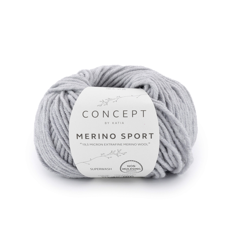 Katia Concept Merino Sport 404 Light grey