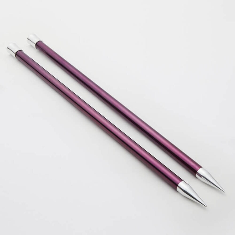 KnitPro Zing Single Pointed Needles Set 30 cm / 12" 6.00 mm