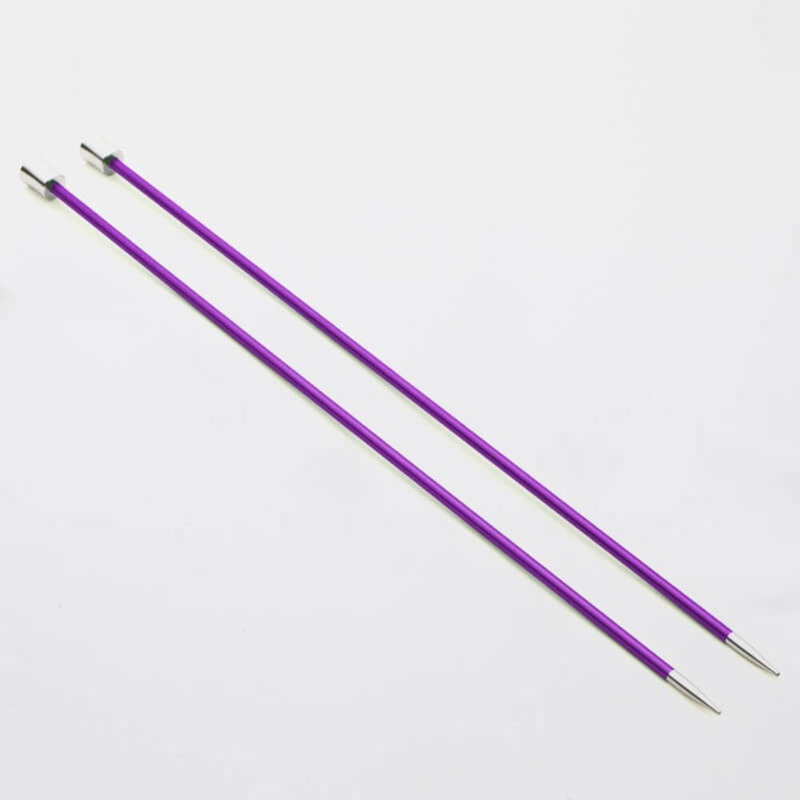 KnitPro Zing Single Pointed Needles Set 35 cm / 14" 4.50 mm