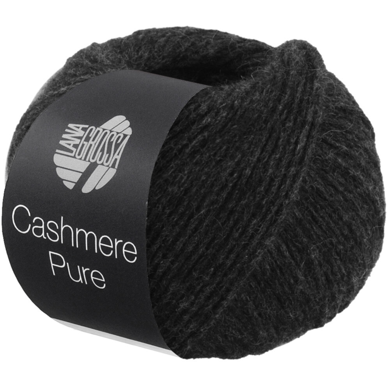 Lana Grossa Cashmere Pure 07 Anthracite