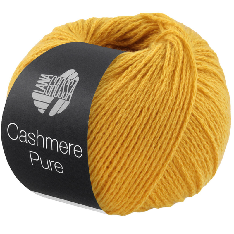 Lana Grossa Cashmere Pure 16 Saffron Yellow