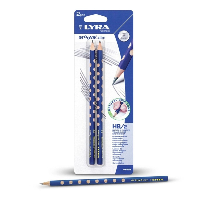 Lyra Groove Slim HB Pencil 2. pcs