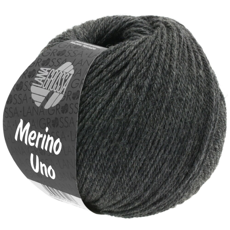 Lana Grossa Merino Uno 11 Dark Grey