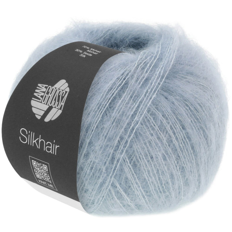 Lana Grossa Silkhair 196 Grey Blue