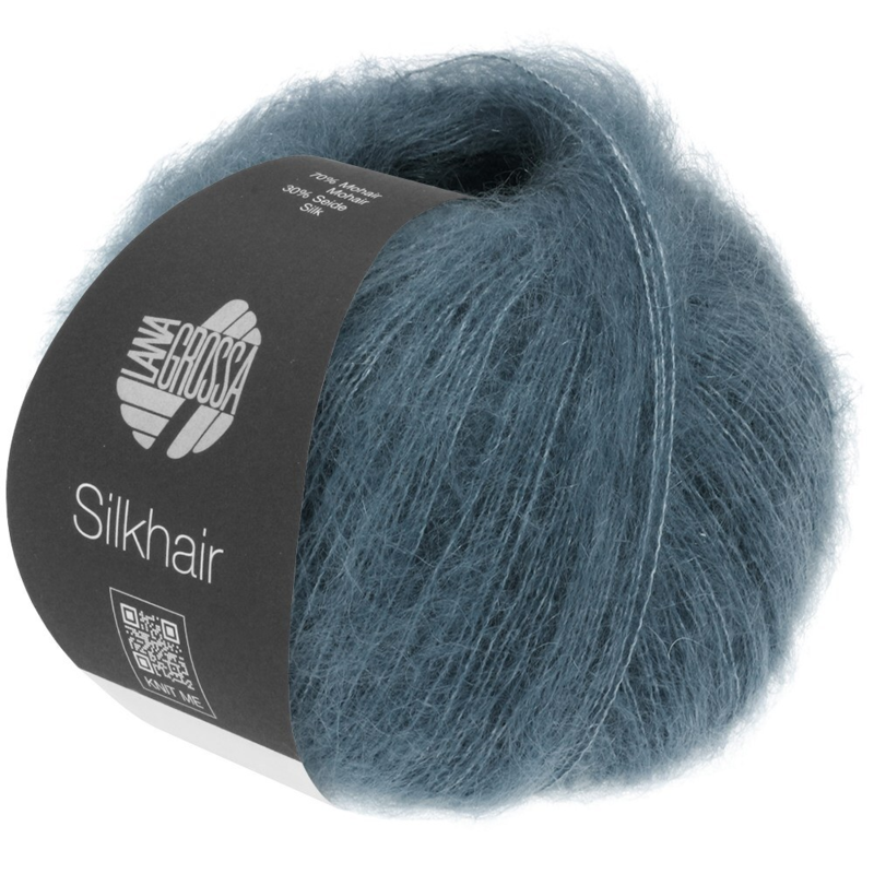 Lana Grossa Silkhair 202 Smoke Blue